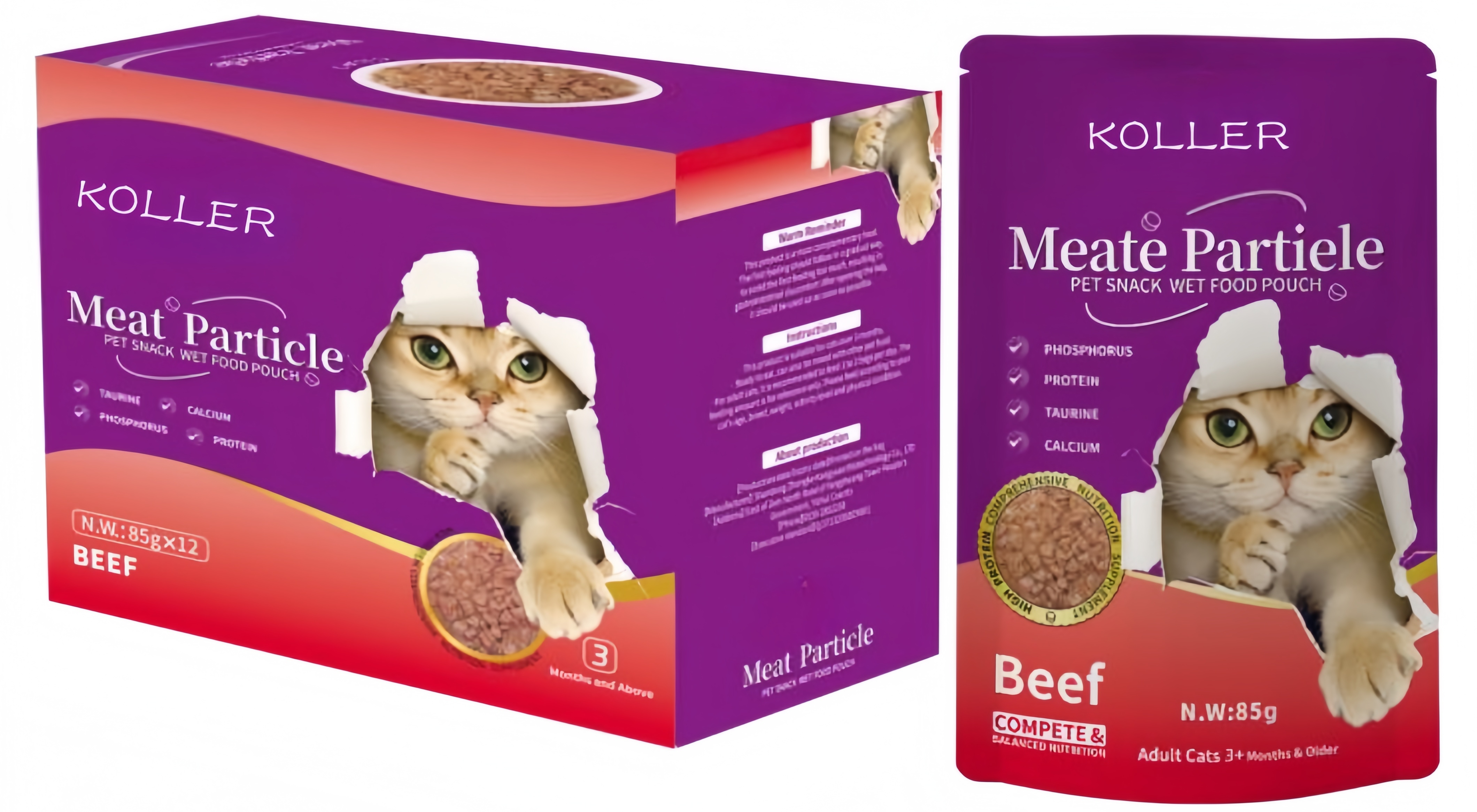 Meat Particle Pet Snack Wet Food Pouch FSP06-1